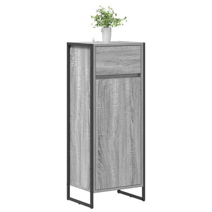 Bathroom Cabinet Grey Sonoma 40 x 30 x 100 cm Engineered Wood