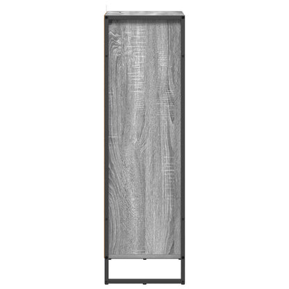 Bathroom Cabinet Grey Sonoma 40 x 30 x 100 cm Engineered Wood