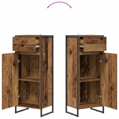 Bathroom Cabinet Old Wood 40 x 30 x 100 cm Engineered Wood