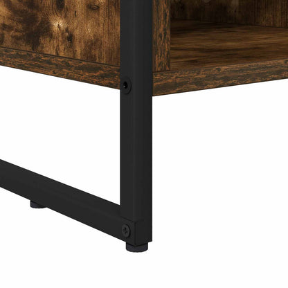 TV Cabinet Smoke Oak 100 x 36 x 49.5 cm Engineered Wood