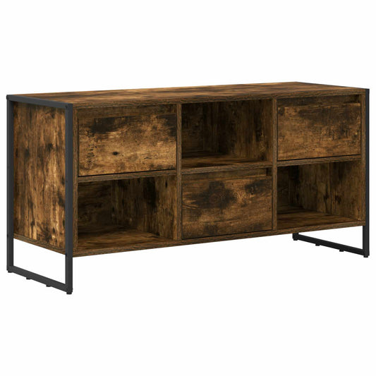 TV Cabinet 100 x 36 x 49.5 cm Smoke Oak Engineered Wood
