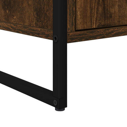 TV Cabinet Smoke Oak 140 x 36 x 49.5 cm Engineered Wood