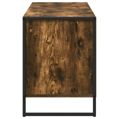 TV Cabinet Smoke Oak 140 x 36 x 49.5 cm Engineered Wood