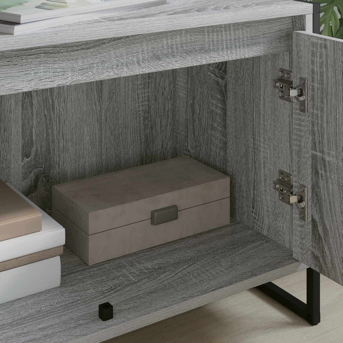 TV Cabinet Grey Sonoma 140 x 36 x 49.5 cm Engineered Wood