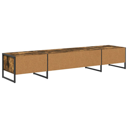 TV Cabinet 170.5 x 36 x 30.5 cm Smoke Oak Engineered Wood