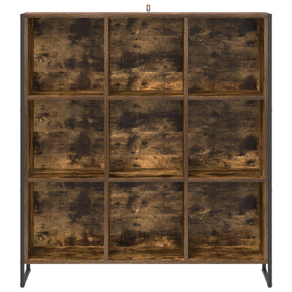 Book Cabinet Smoke Oak 99.5 x 30 x 108.5 cm Engineered Wood