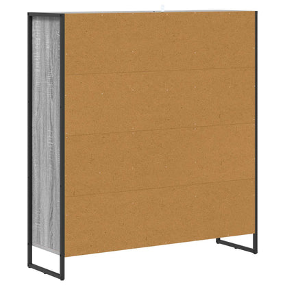 Book Cabinet Grey Sonoma 99.5 x 30 x 108.5 cm Engineered Wood