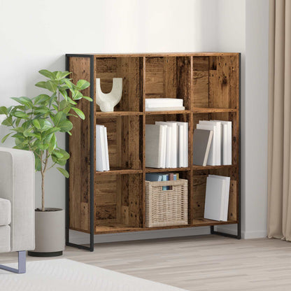 Book Cabinet Old Wood 99.5 x 30 x 108.5 cm Engineered Wood