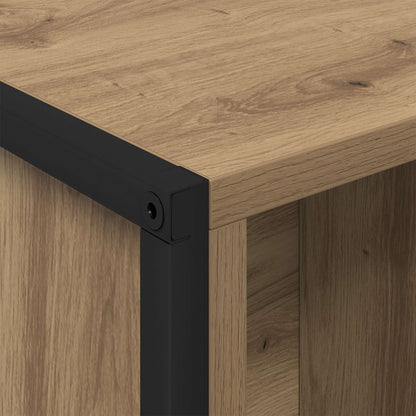 Book Cabinet 99.5 x 30 x 108.5 cm Engineered Wood Artisian Oak