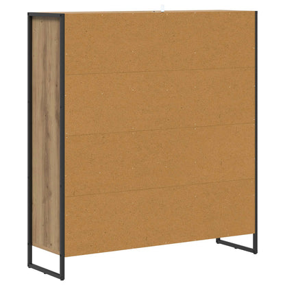Book Cabinet 99.5 x 30 x 108.5 cm Engineered Wood Artisian Oak
