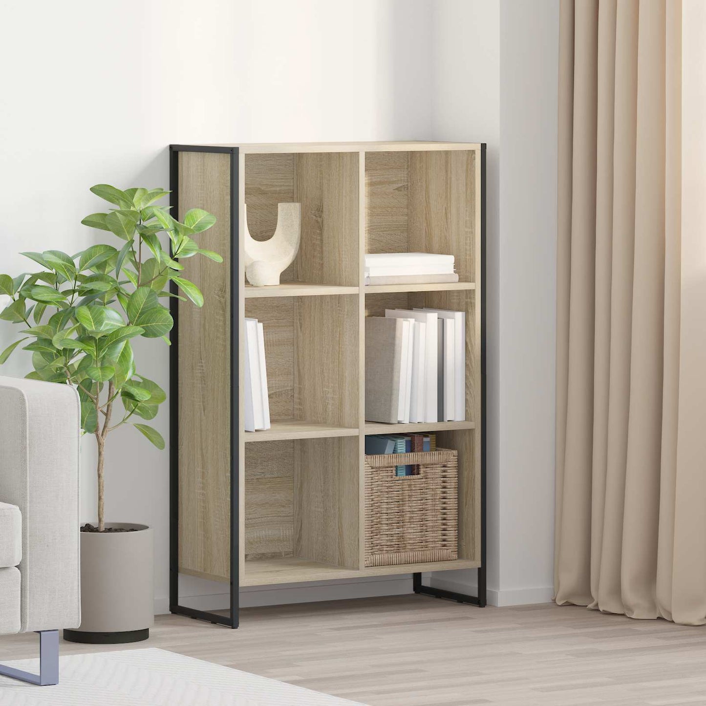 Book Cabinet Sonoma 99.5 x 30 x 108.5 cm Engineered Wood