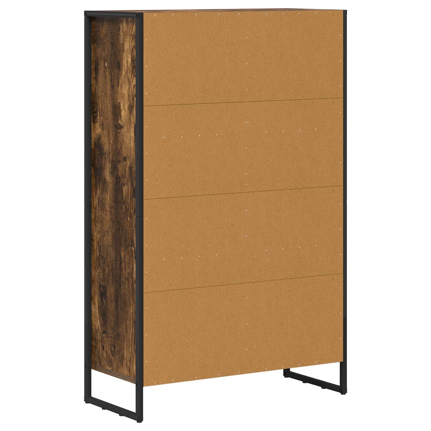 Book Cabinet Smoke Oak 99.5 x 30 x 108.5 cm Engineered Wood