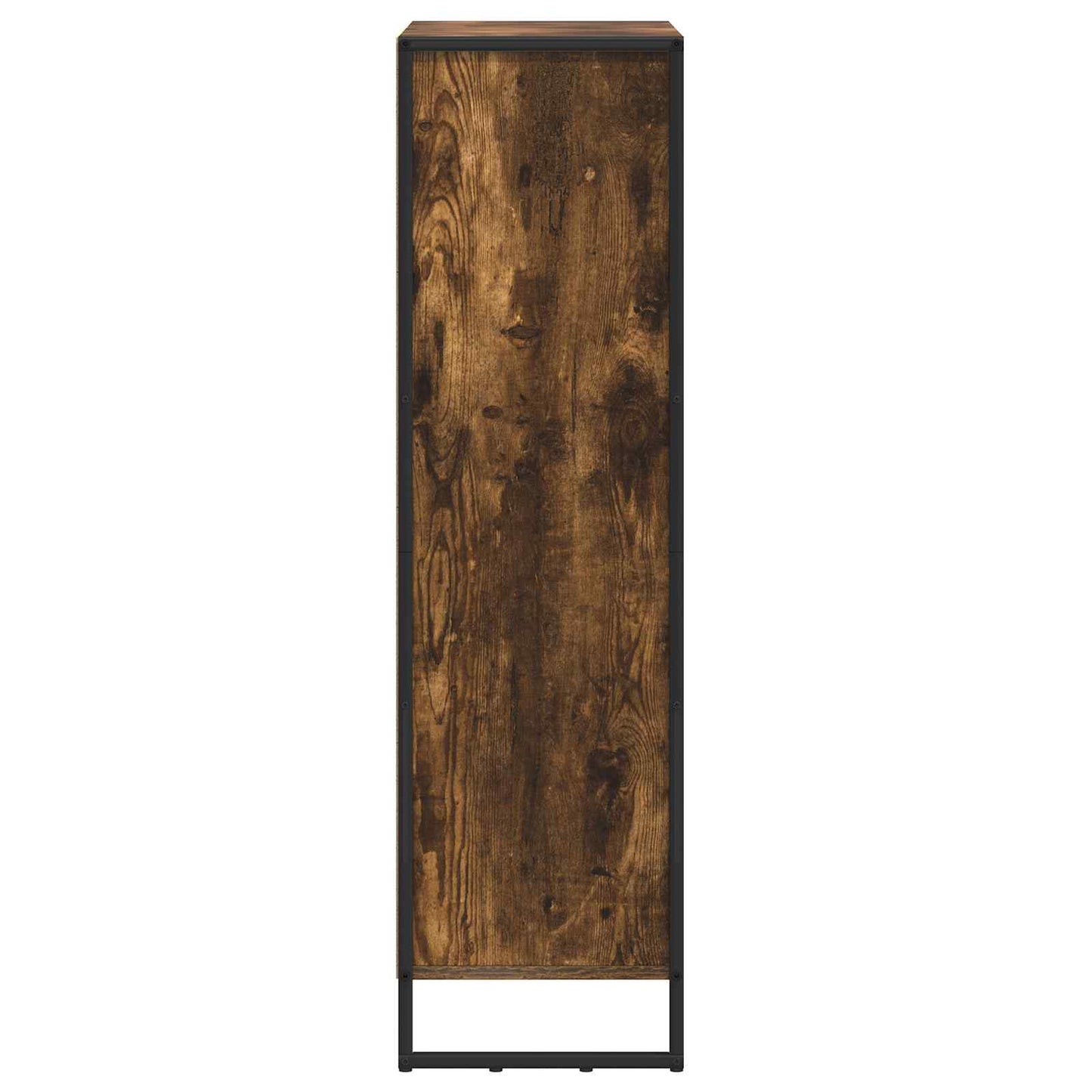 Book Cabinet Smoke Oak 99.5 x 30 x 108.5 cm Engineered Wood