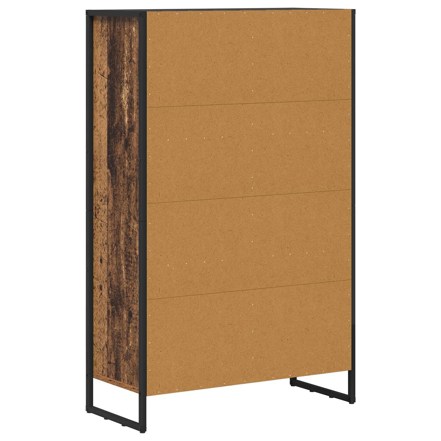 Book Cabinet Old Wood 99.5 x 30 x 108.5 cm Engineered Wood