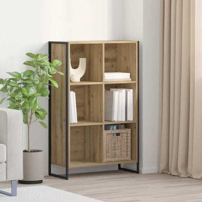 Book Cabinet 99.5 x 30 x 108.5 cm Engineered Wood Artisian Oak