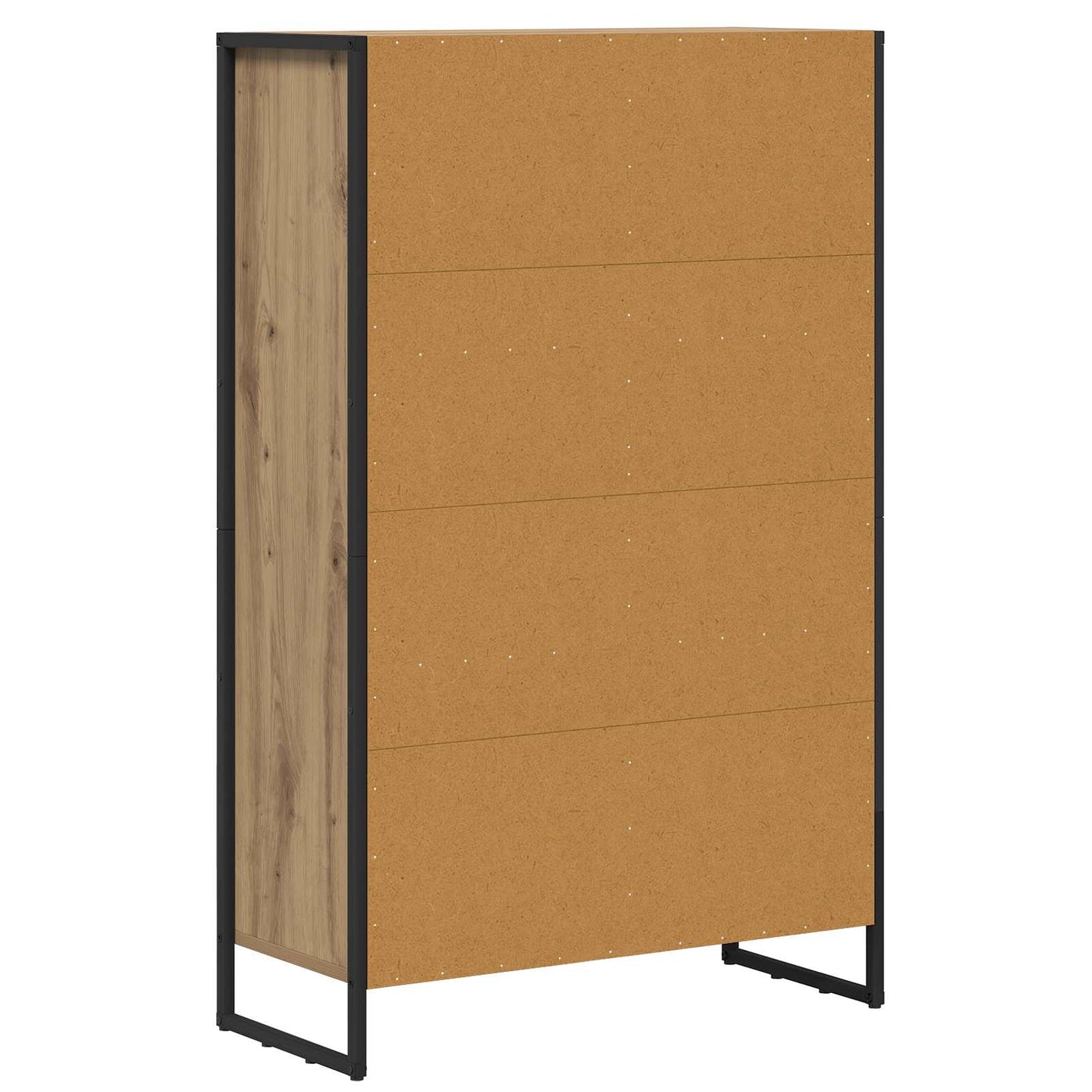 Book Cabinet 99.5 x 30 x 108.5 cm Engineered Wood Artisian Oak