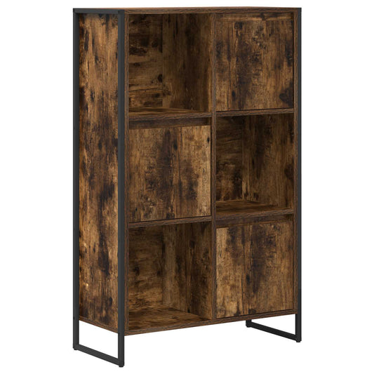 Book Cabinet 68 x 30 x 108.5 cm Engineered Wood Smoke Oak