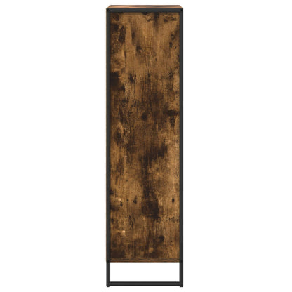 Book Cabinet Smoke Oak 68 x 30 x 108.5 cm Engineered Wood