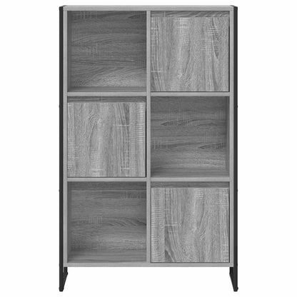 Book Cabinet Grey Sonoma 68 x 30 x 108.5 cm Engineered Wood