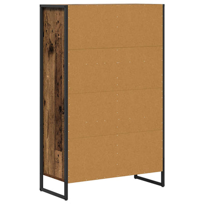Book Cabinet Old Wood 68 x 30 x 108.5 cm Engineered Wood