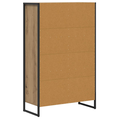 Book Cabinet 68 x 30 x 108.5 cm Engineered Wood Artisian Oak