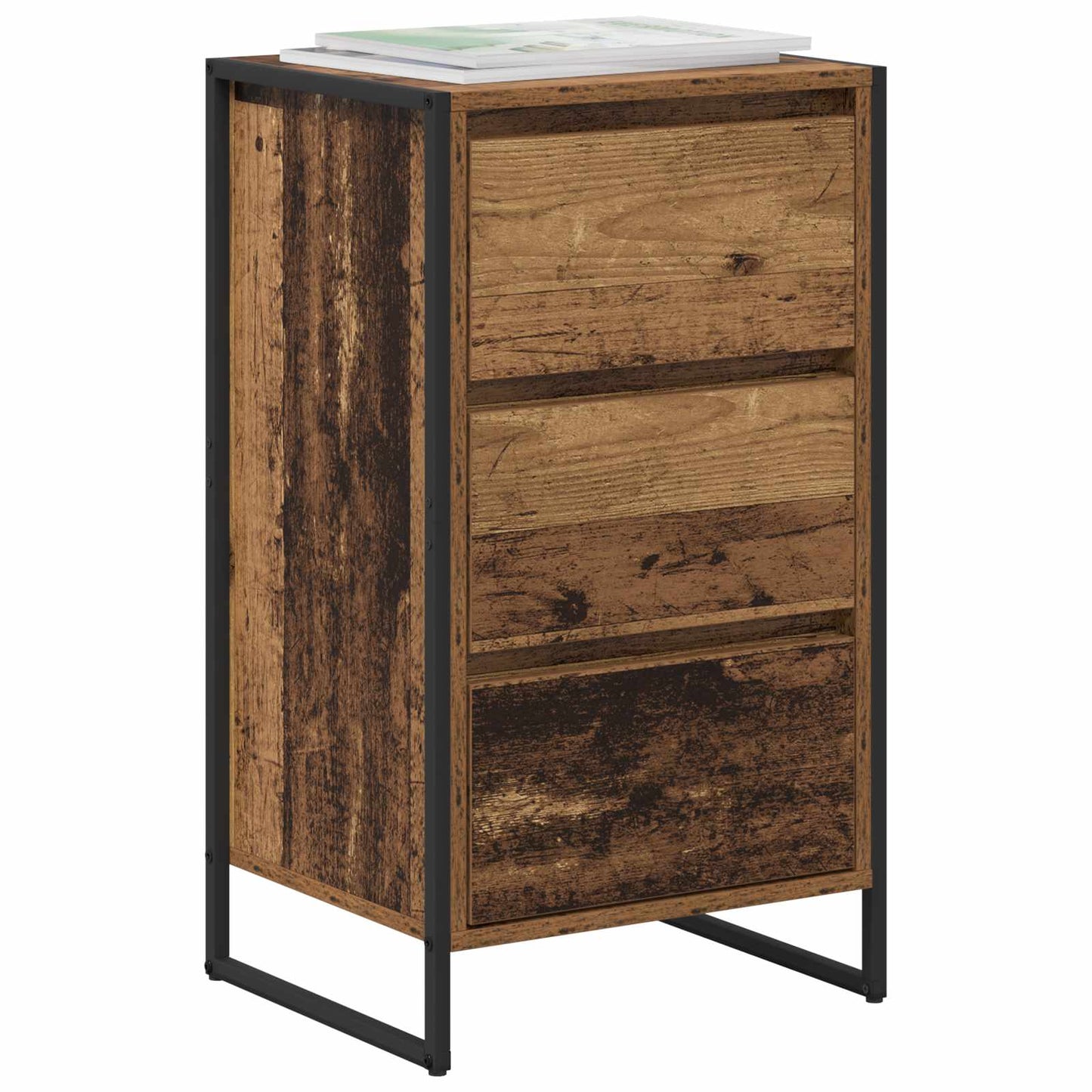 Sideboard Old Wood 42 x 36 x 75.5 cm Engineered Wood