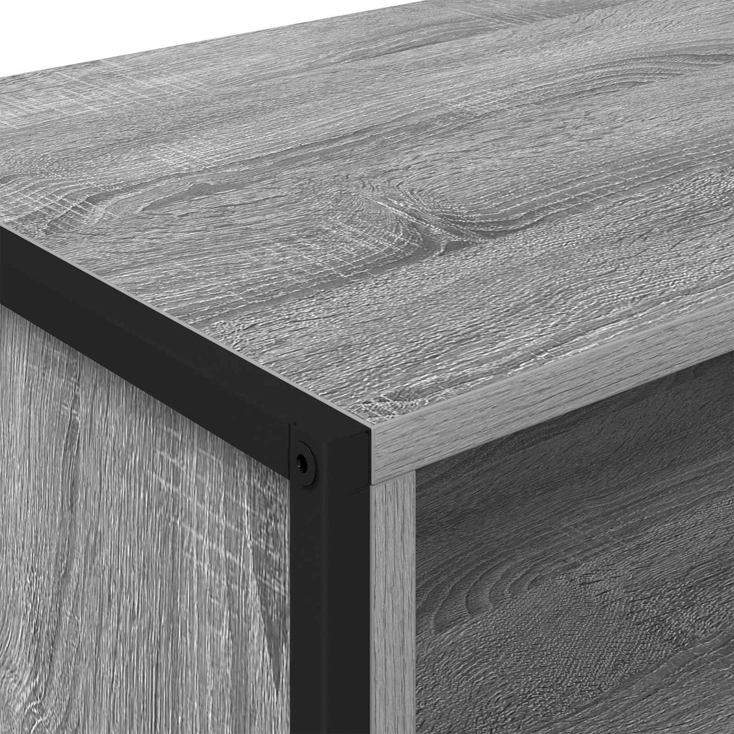 TV Cabinet Grey Sonoma 100 x 36.5 x 30.5 cm Engineered Wood