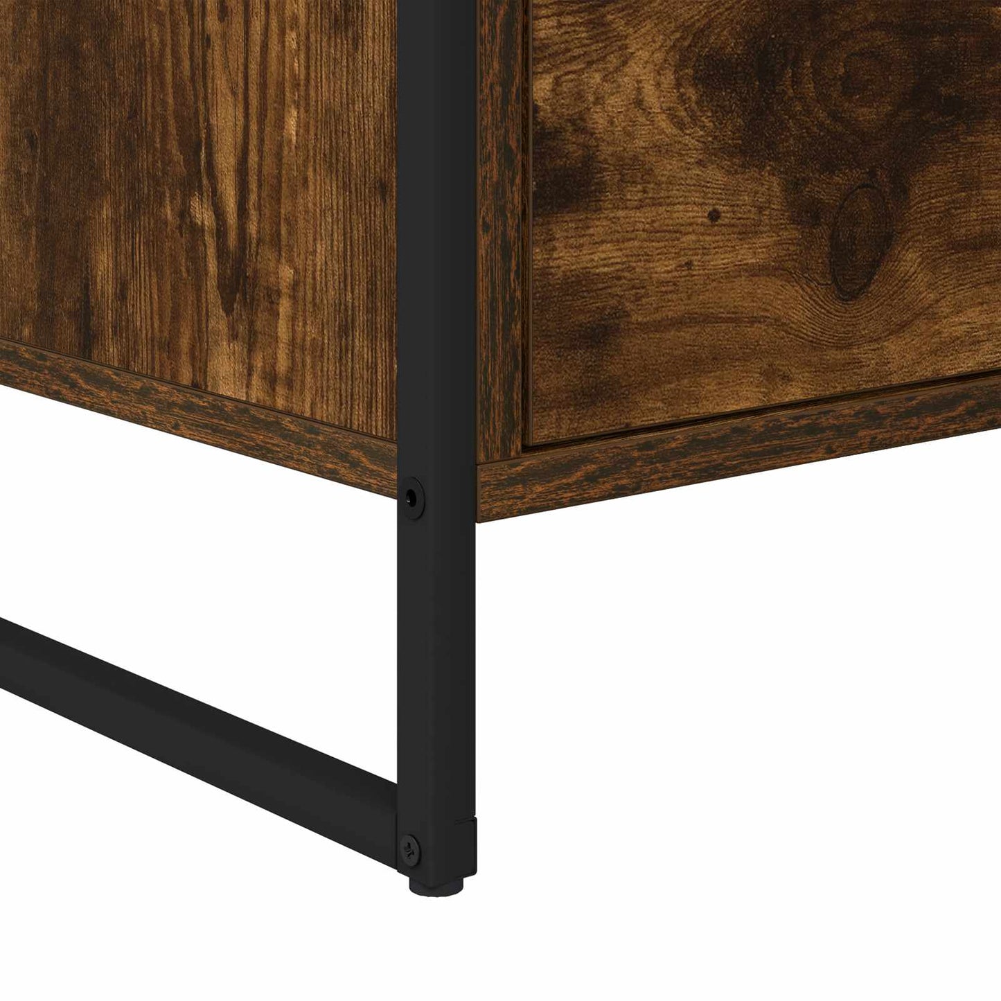 Side Cabinet Smoke Oak 79 x 36 x 75 cm Engineered Wood
