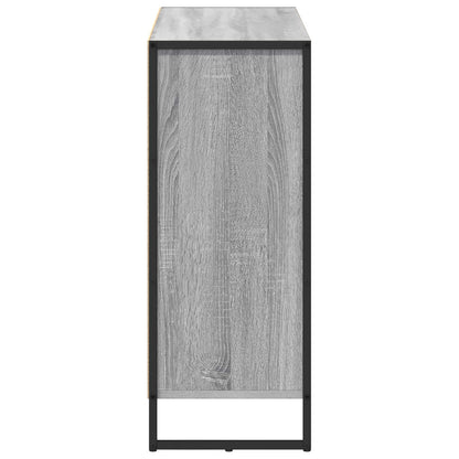 Side Cabinet Grey Sonoma 96.5 x 30 x 75 cm Engineered Wood