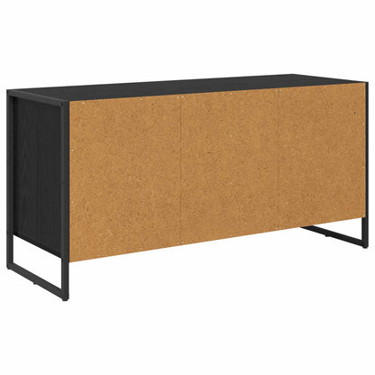 TV Cabinet Black Oak 100 x 36 x 49.5 cm Engineered Wood