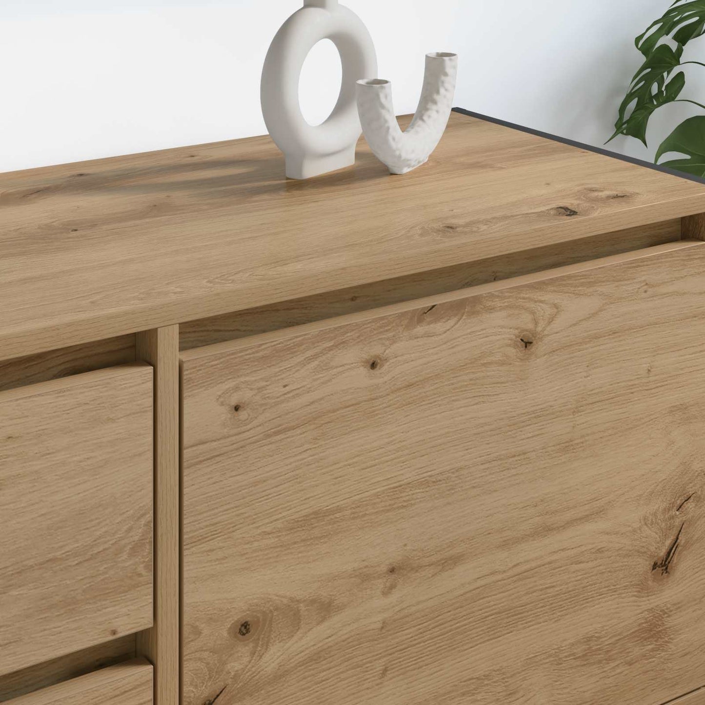TV Cabinet 100 x 36 x 49.5 cm Artisian Oak Engineered Wood