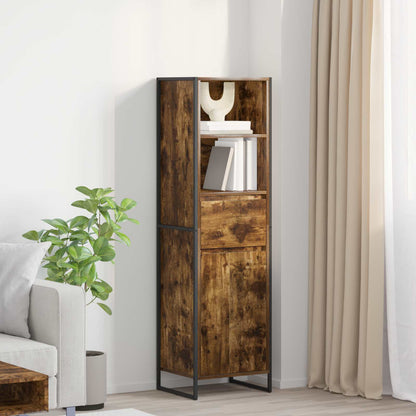 Book Cabinet Smoke Oak 43 x 36 x 150.5 cm Engineered Wood