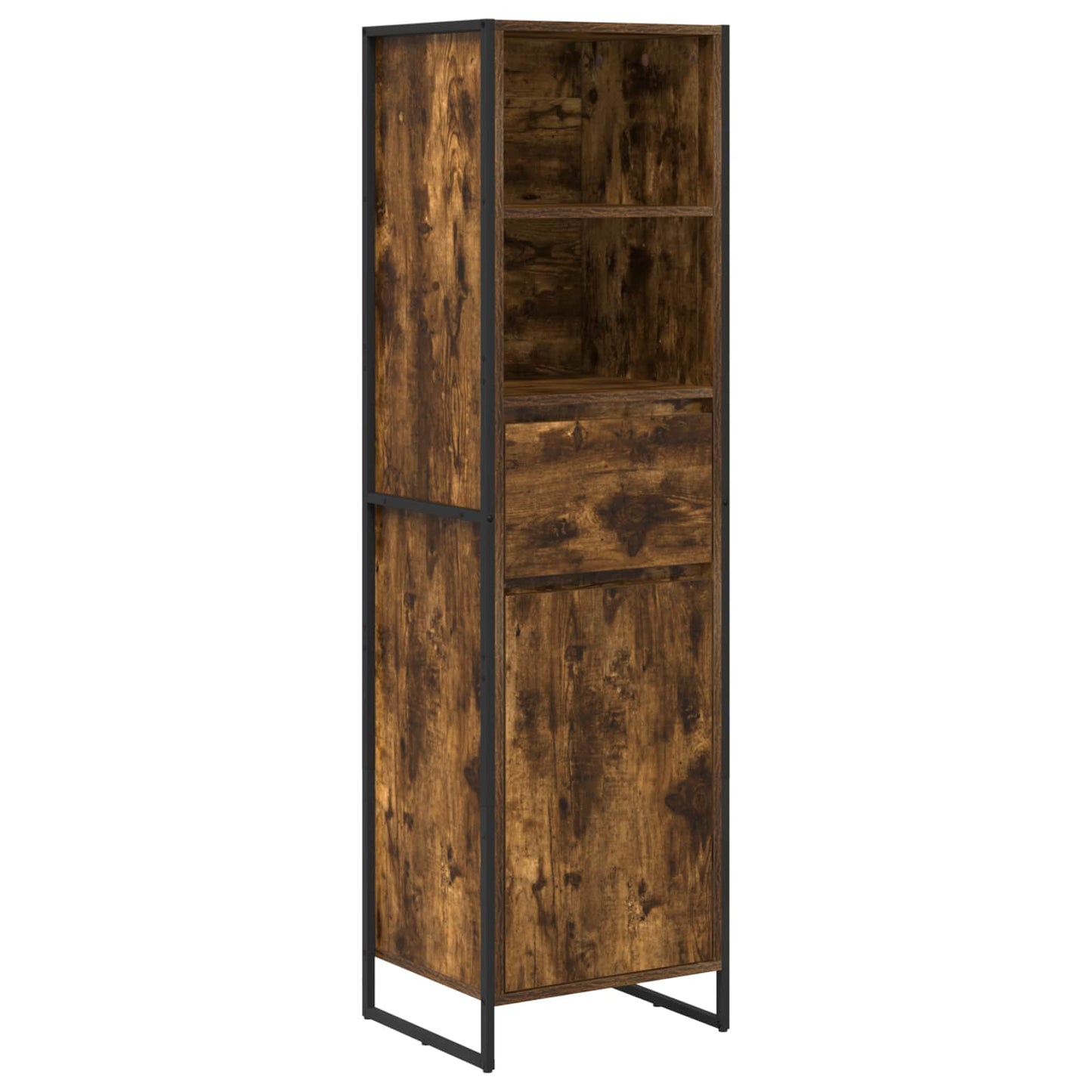 Book Cabinet Smoke Oak 43 x 36 x 150.5 cm Engineered Wood