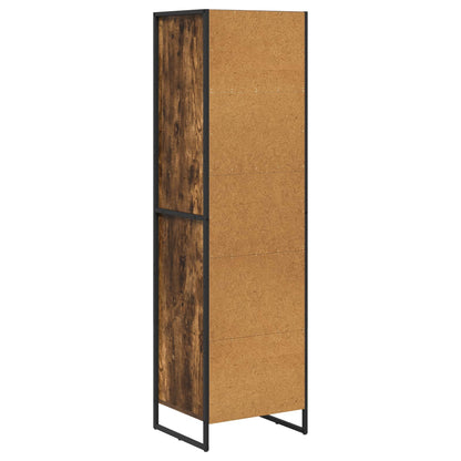 Book Cabinet Smoke Oak 43 x 36 x 150.5 cm Engineered Wood
