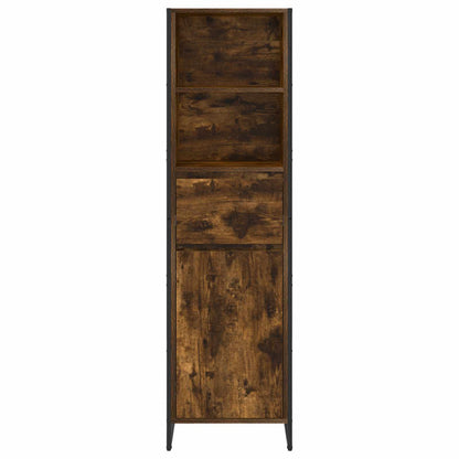 Book Cabinet Smoke Oak 43 x 36 x 150.5 cm Engineered Wood
