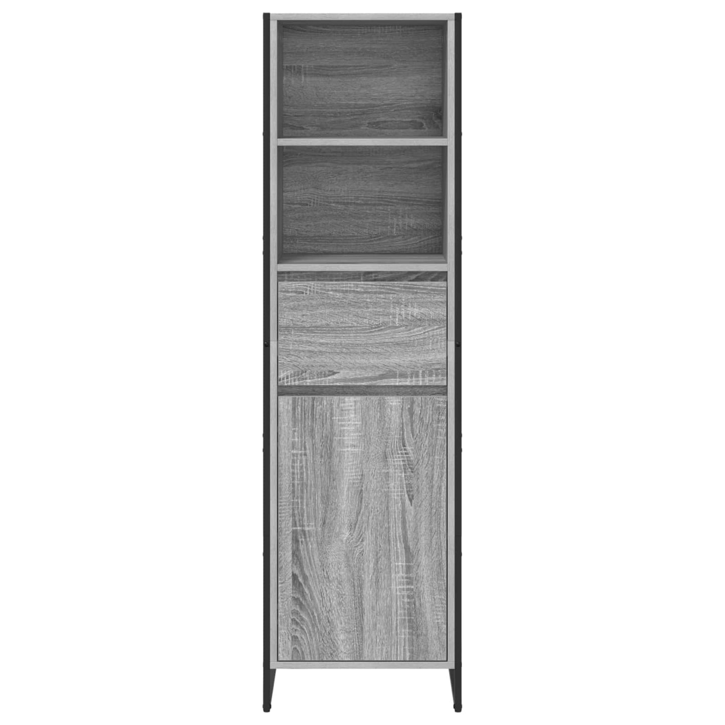 Book Cabinet Grey Sonoma 43 x 36 x 150.5 cm Engineered Wood