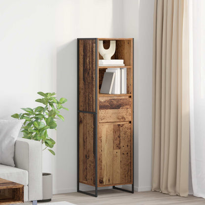 Book Cabinet Old Wood 43 x 36 x 150.5 cm Engineered Wood