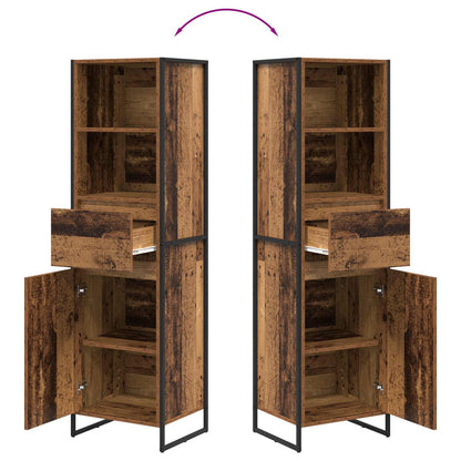 Book Cabinet Old Wood 43 x 36 x 150.5 cm Engineered Wood