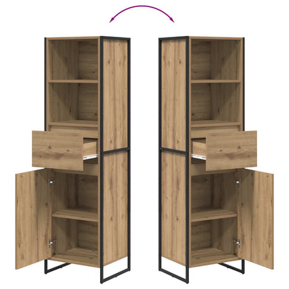 Book Cabinet Artisian Oak 43 x 36 x 150.5 cm Engineered Wood