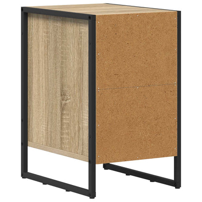 Bedside Table 2 pcs Sonoma 39.5 x 30 x 50 cm Engineered Wood