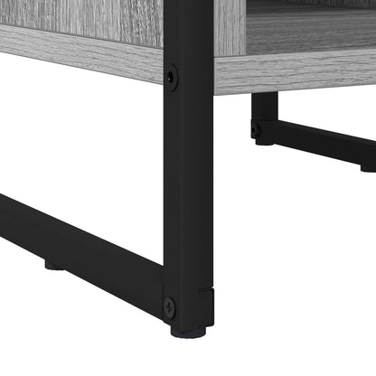 Bedside Table Grey Sonoma 39.5 x 30 x 50 cm Engineered Wood