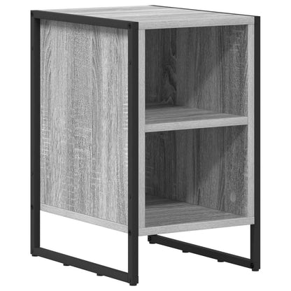 Bedside Table Grey Sonoma 39.5 x 30 x 50 cm Engineered Wood