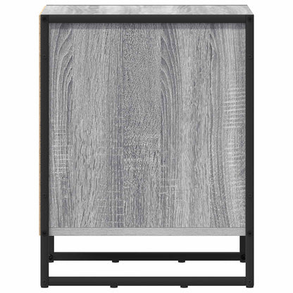 Bedside Table Grey Sonoma 39.5 x 30 x 50 cm Engineered Wood