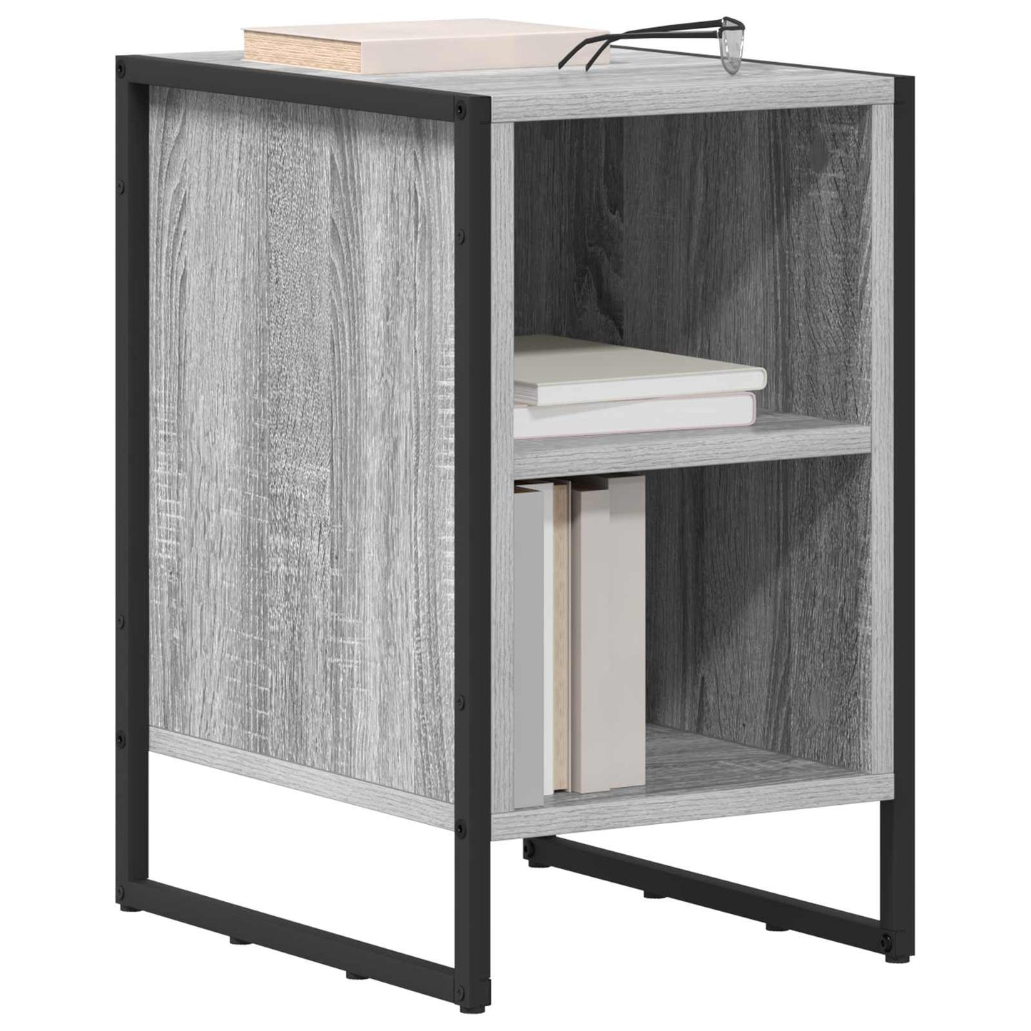 Bedside Table 2 pcs Grey Sonoma 39.5 x 30 x 50 cm