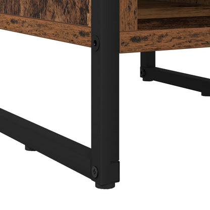 Bedside Table 2 pcs Old Wood 39.5 x 30 x 50 cm Engineered Wood
