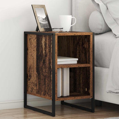Bedside Table 2 pcs Old Wood 39.5 x 30 x 50 cm Engineered Wood