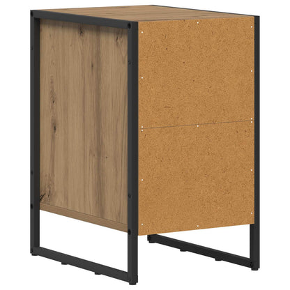 Bedside Table Artisian Oak 39.5 x 30 x 50 cm Engineered Wood