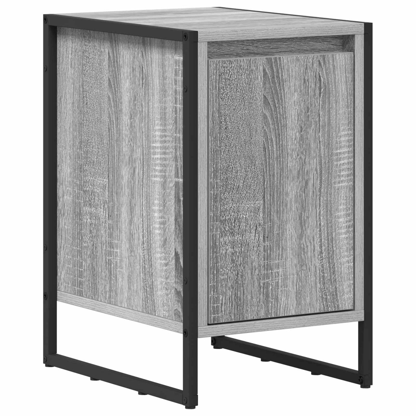 Bedside Table Grey Sonoma 39.5 x 30 x 50 cm Engineered Wood