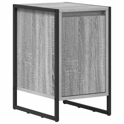 Bedside Table Grey Sonoma 39.5 x 30 x 50 cm Engineered Wood