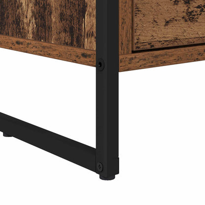 Bedside Table 2 pcs Old Wood 39.5 x 30 x 50 cm Engineered Wood